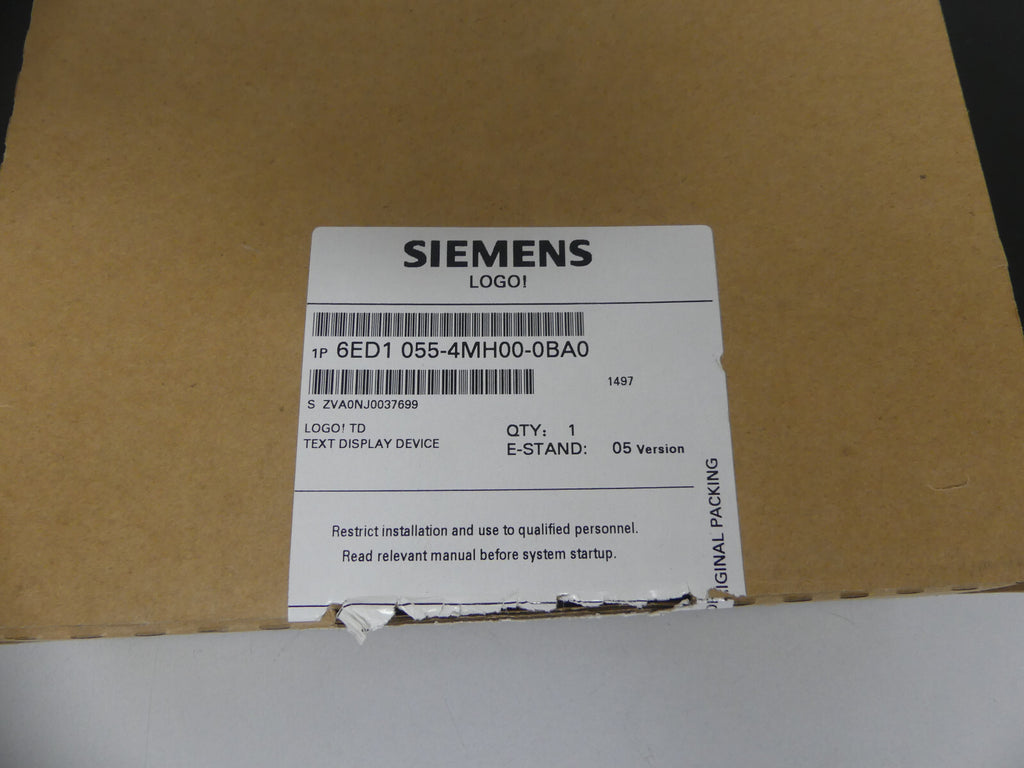SIEMENS LOGO! TD  6ED1 055-4MH00-0BA0