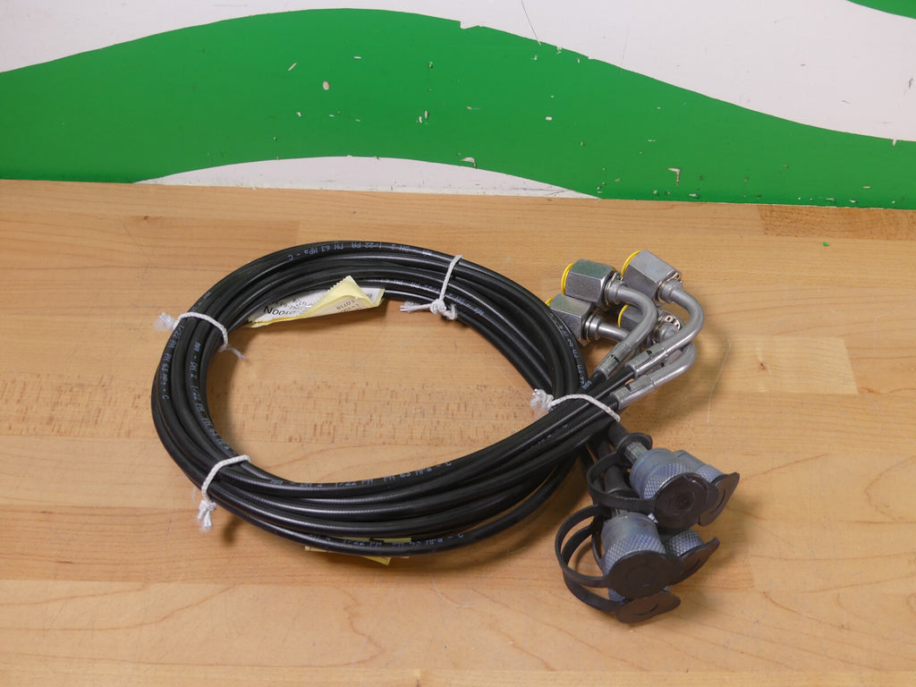 5X Minimess-Schlauch DN2-63 MPa 1615/M.-Anschl.-90° G1/4 S110-AB-FC-0100N