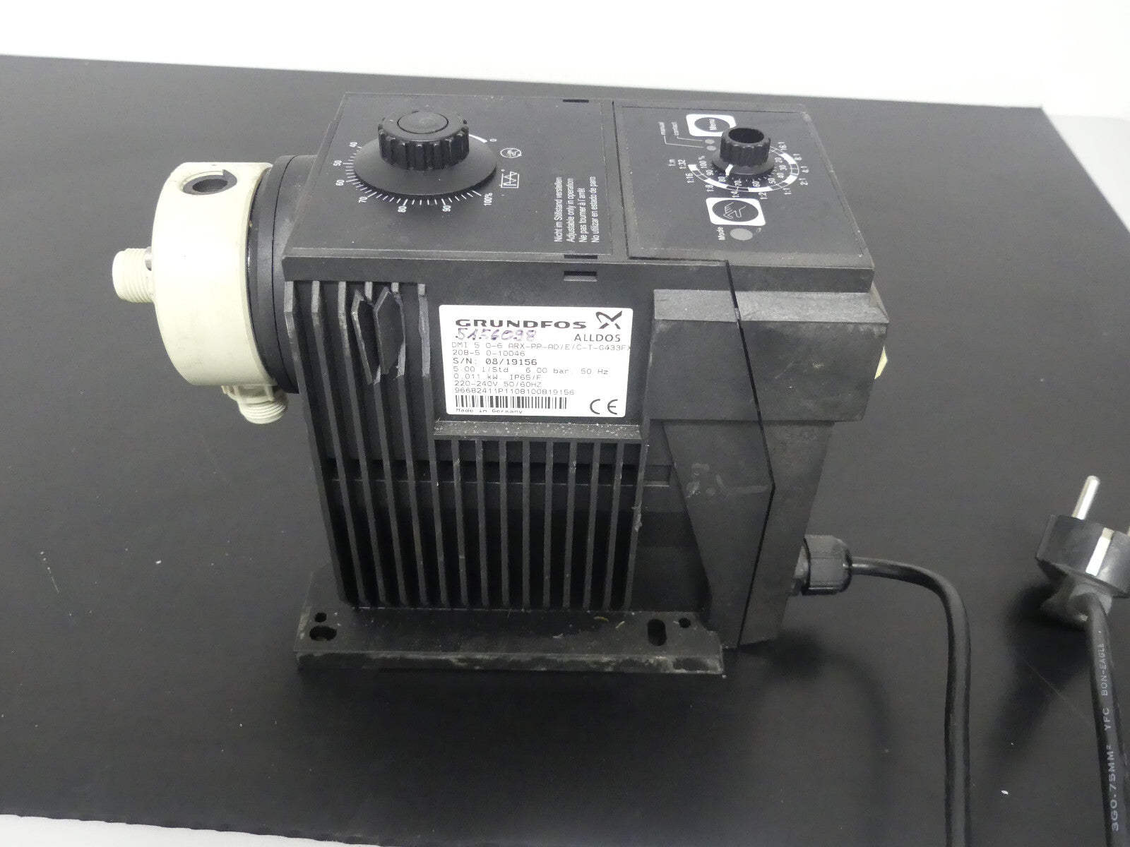 Grundfos DMI 5.0-6 ARX-PP-AD/E/C-T-G433FX Membran-Dosierpumpe