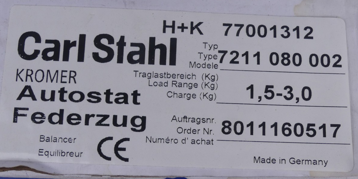 Carl Stahl Federzug Balancer 7211 080 002
