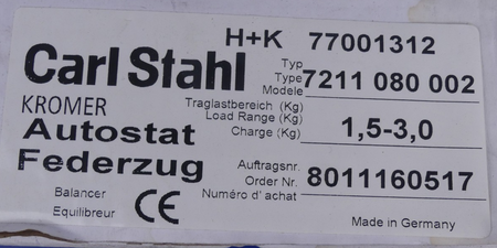 Carl Stahl Federzug Balancer 7211 080 002