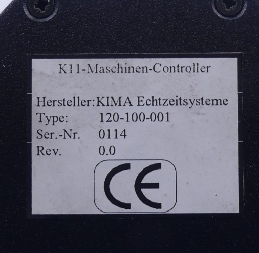 KIMA Echtzeitsysteme 120-100-001 K11 Maschinen-Controller