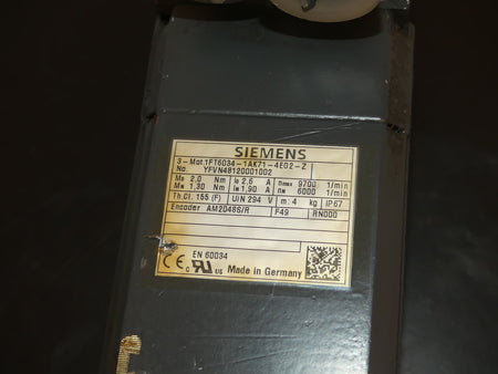 siemens 1ft6034-1ak71-4eg2-z used s.Bilder
