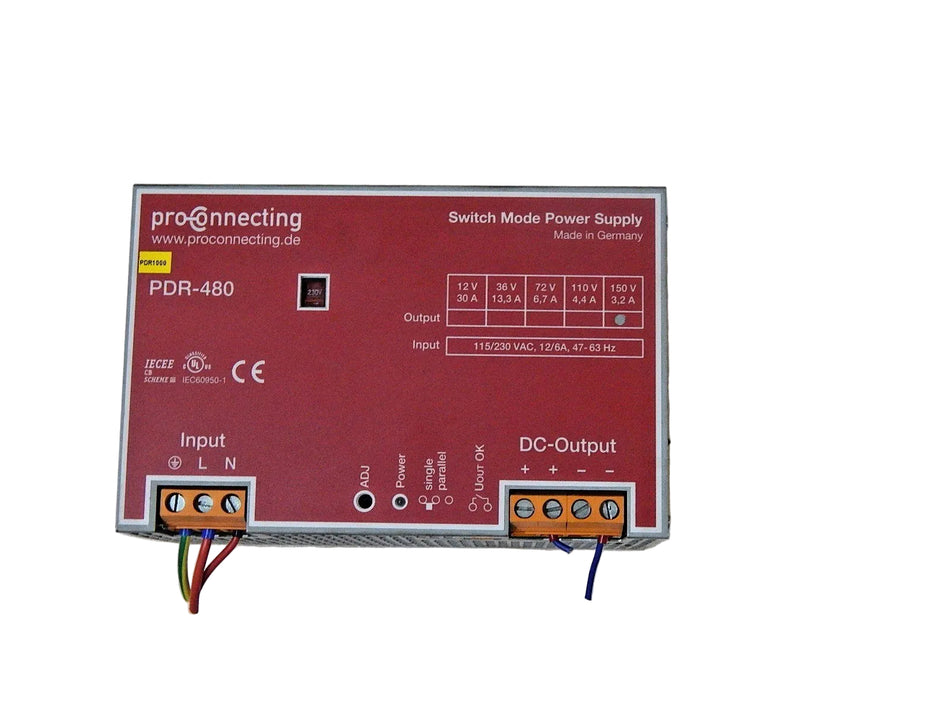 Proconnecting Switch Mode Power Supply PDR-480  PDR480-150