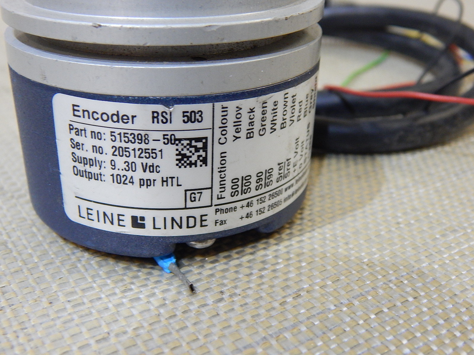 Leine & Linde Encoder Pulsgeber RSI 503  /Part No:515398-50