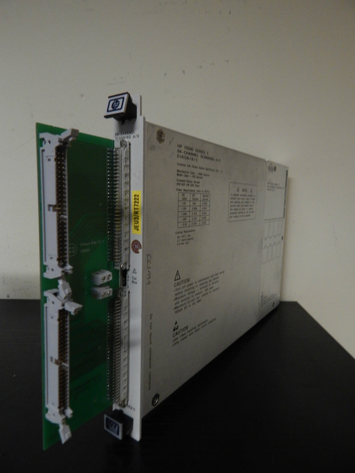 Hewlett Packard HP E1413B E1413-66211 64-Channel Scanning A/D  E1413-66211