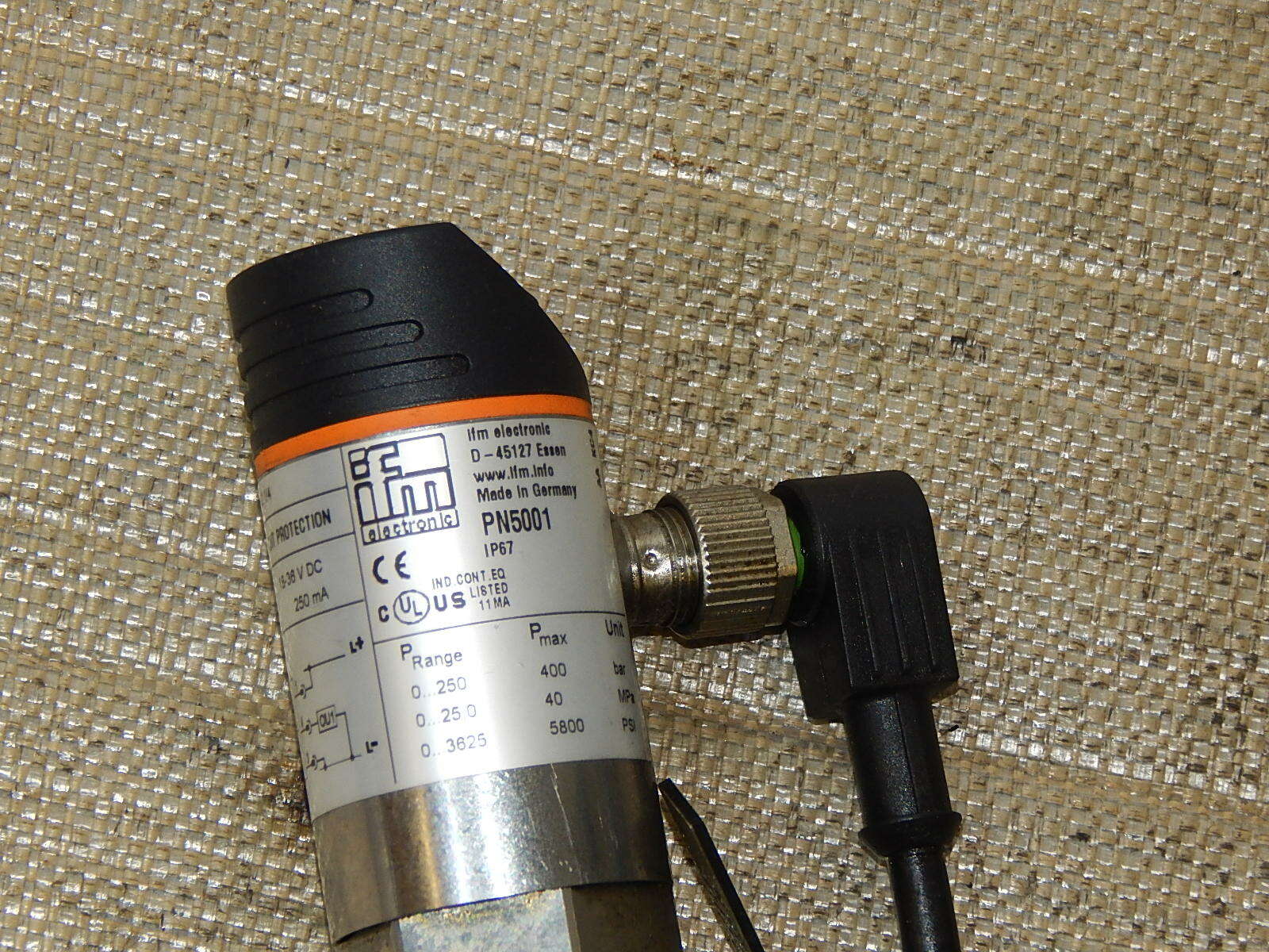  ifm  electronic PN5001 Drucksensor used