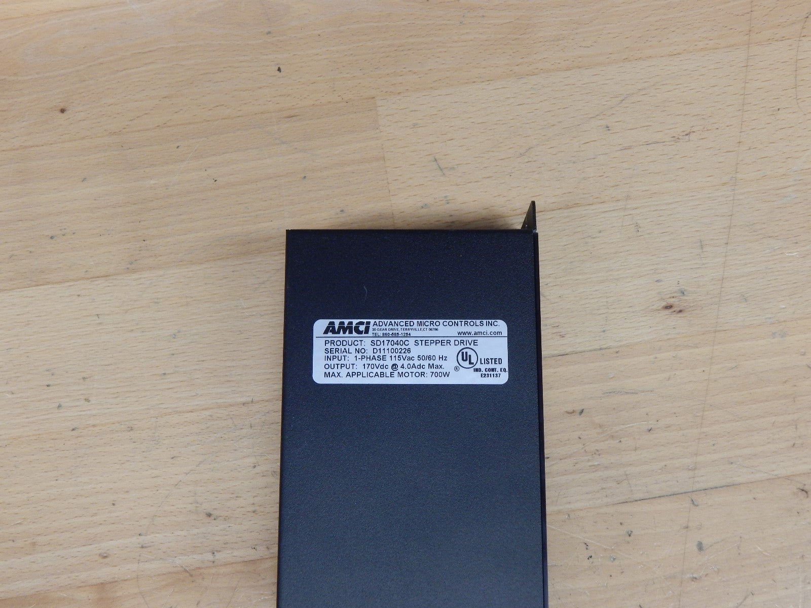 AMCI Advane Micro Controls INC SD1704C Stepper Drive  Used