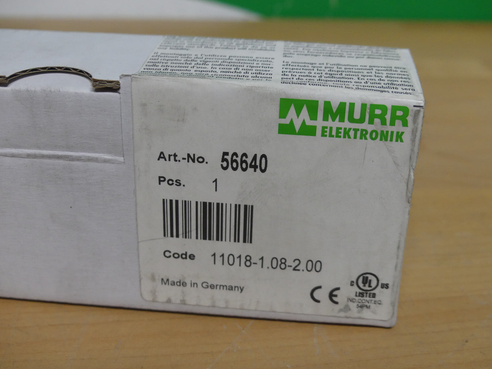 MURR ELEKTRONIK  11018-1.08-2.00