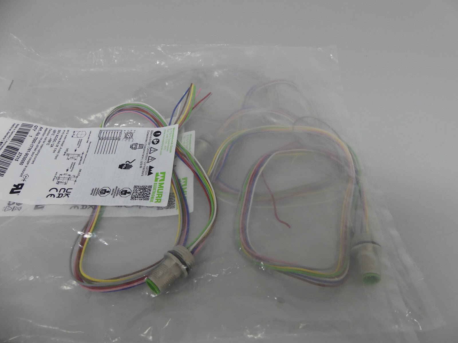 4x Murr 7000-17161-9030050 Steckverbinder