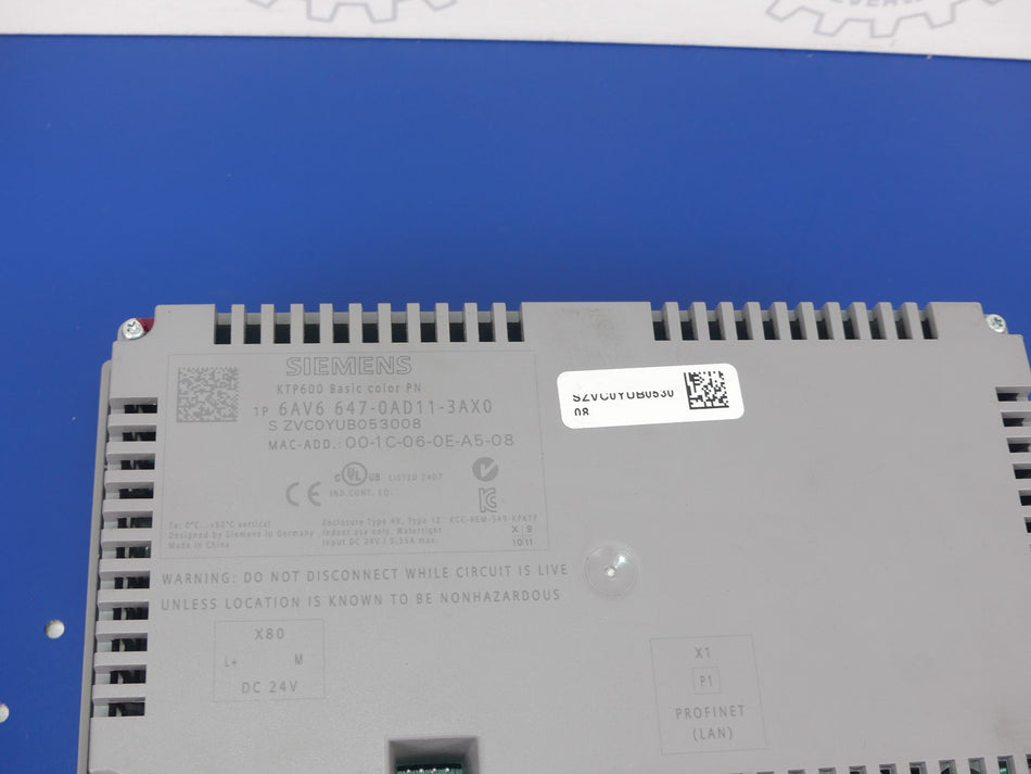 SIEMENS 6AV6 647-0AD11-3AX0