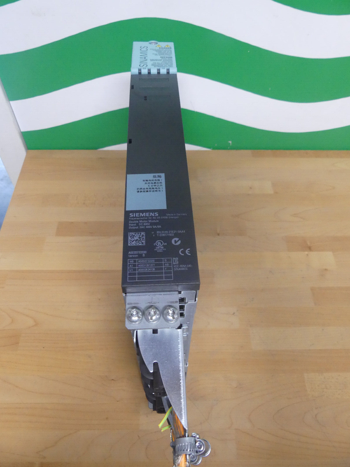 Siemens 6SL3120-2TE21-0AA4 / 6SL3 1202TE210AA4 Sinamics Double Motor Module