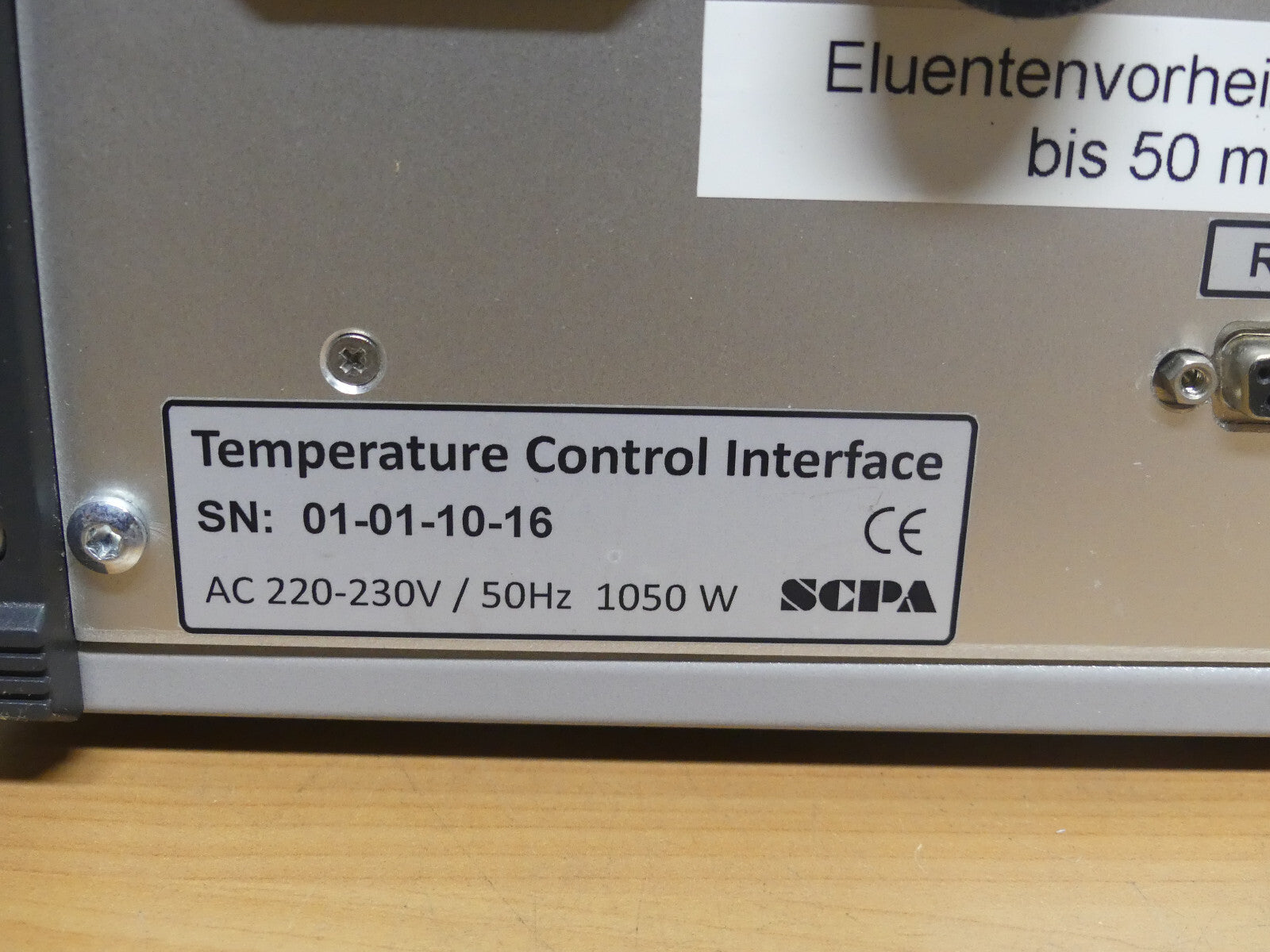 scpa temperature control interface cv-pd-3498 1000-d-1350-lc01 s.Bilder