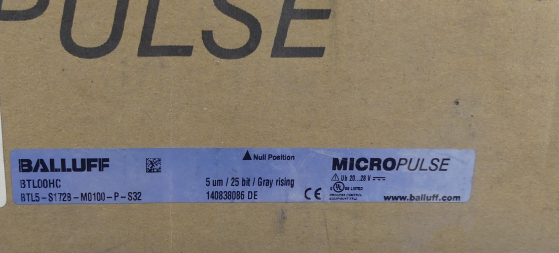 BALLUFF BTL00HC MTL5-S172B-M0100-P-S32