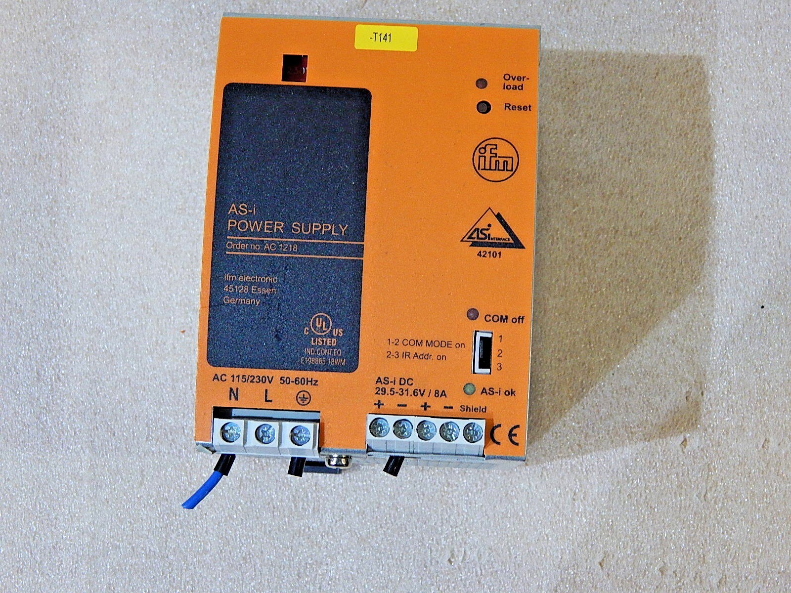 ifm AS-i Power Supply AC 1218