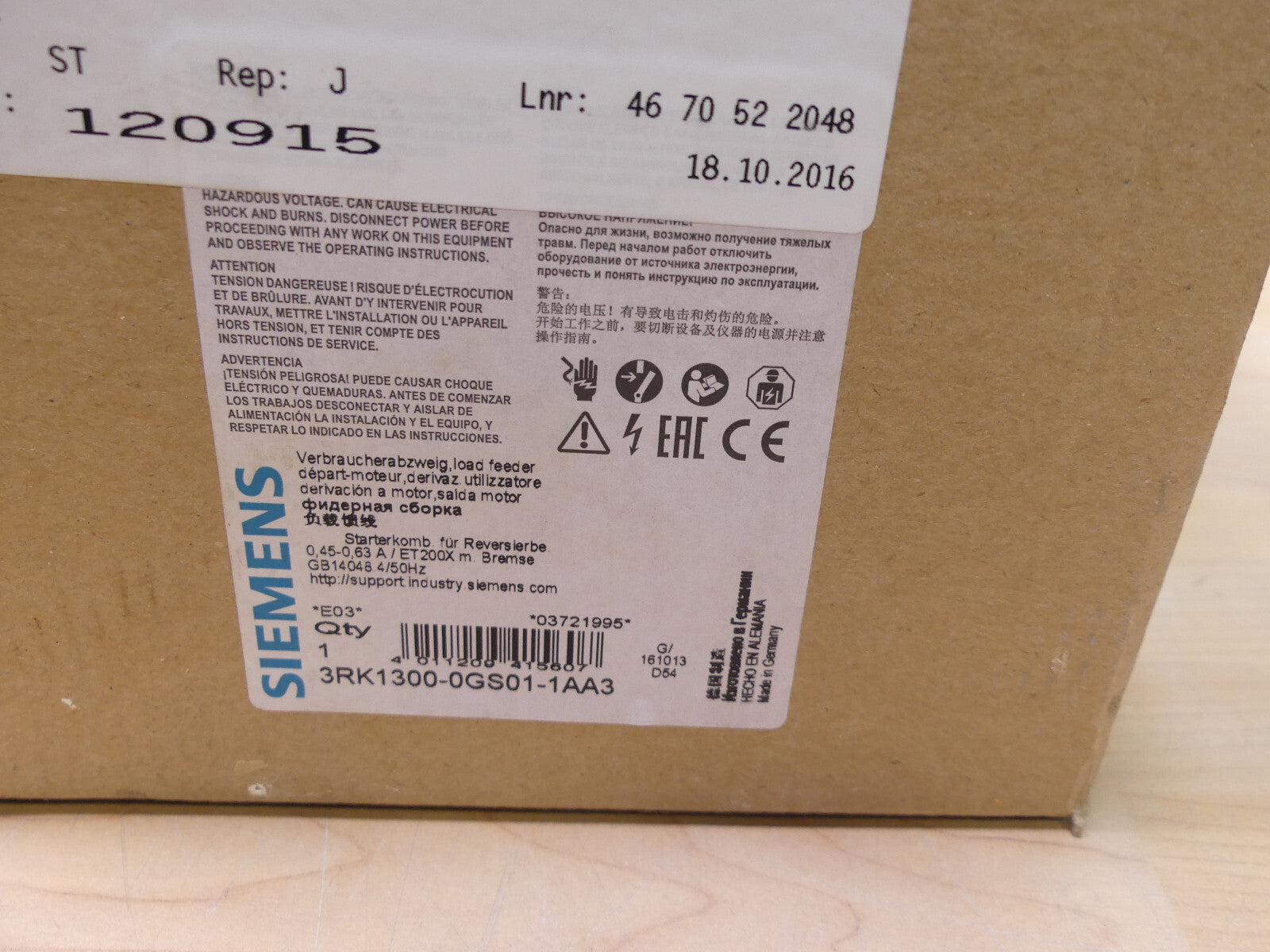 SIEMENS 3RK1300-0GS01-1AA3