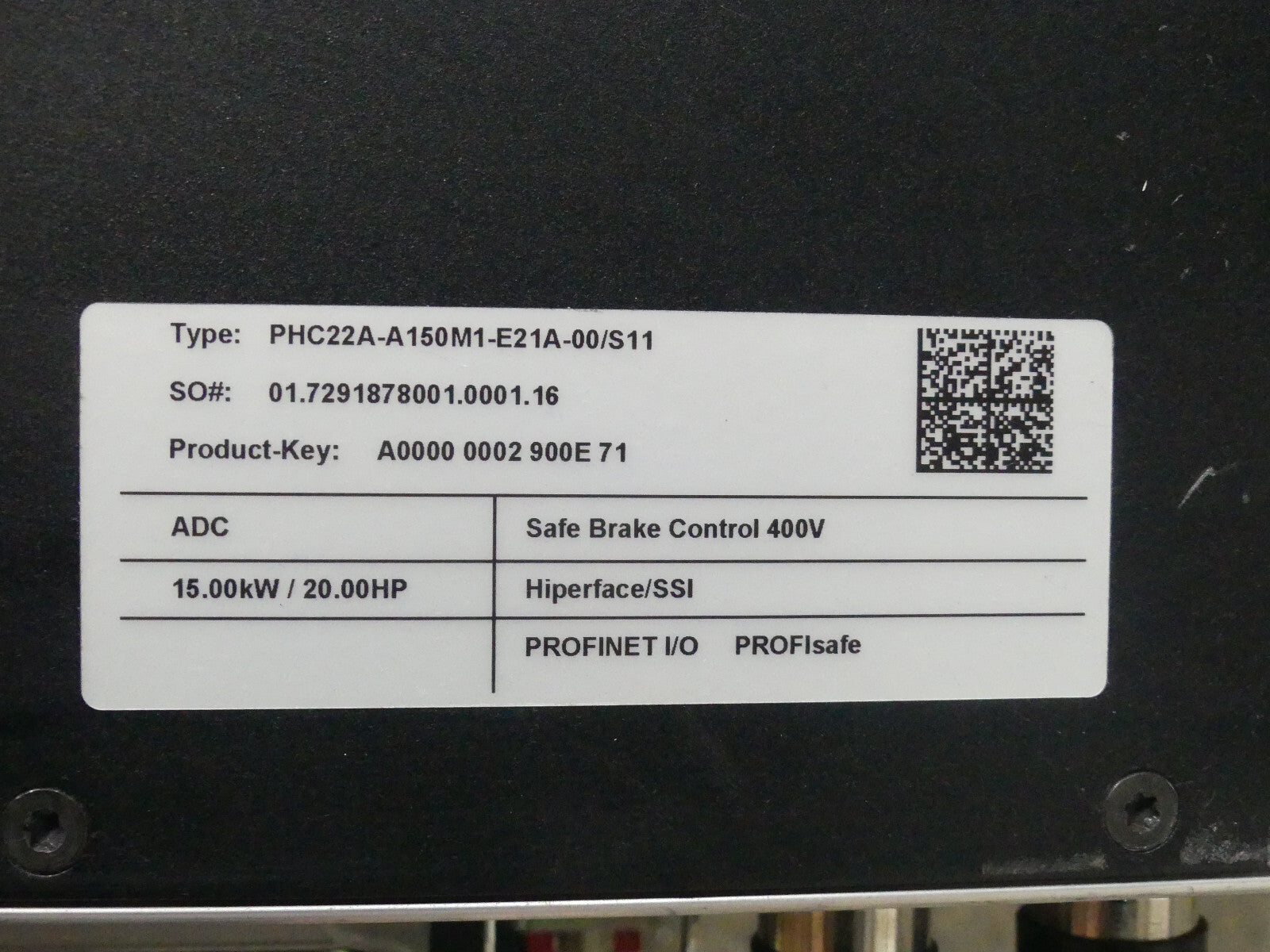 sew phc22a-a150mi-e21a-00/s11 pzm2xa-a150-d03-00