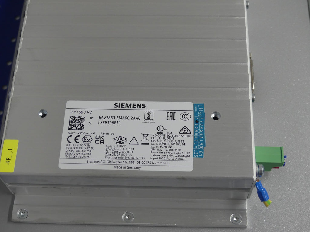 SIEMENS IFP1500 V2 6AV7863-5MA00-2AA0
