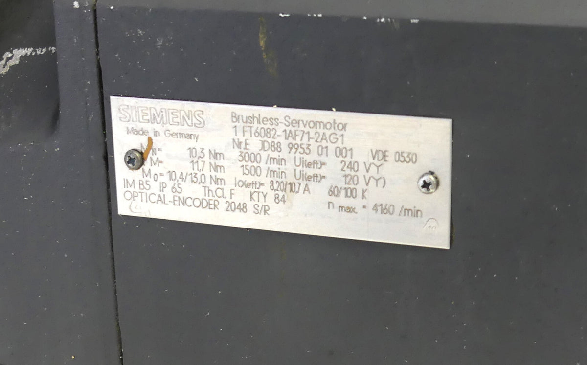 SIEMENS 1FT6082-1AF71-2AG1 (leicht beschädigt)