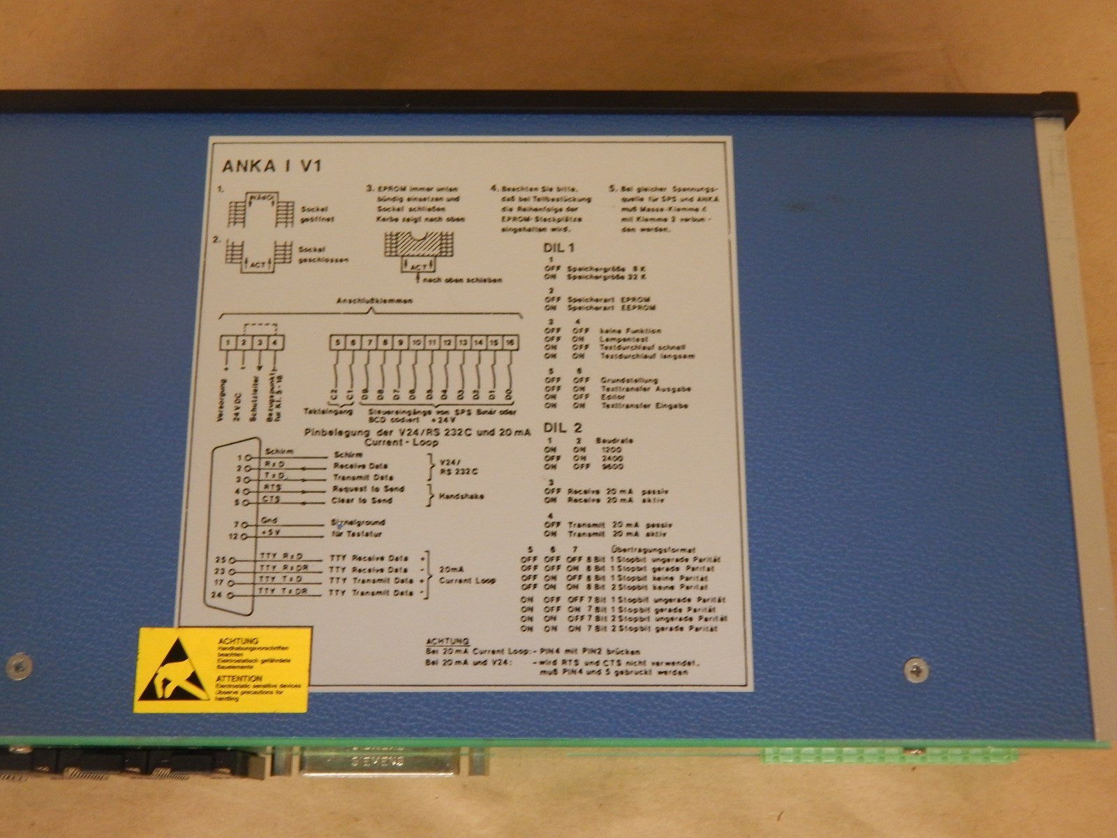 WÖHRLE ANKA  A1- V1-232-09  PK   Textanzeige 