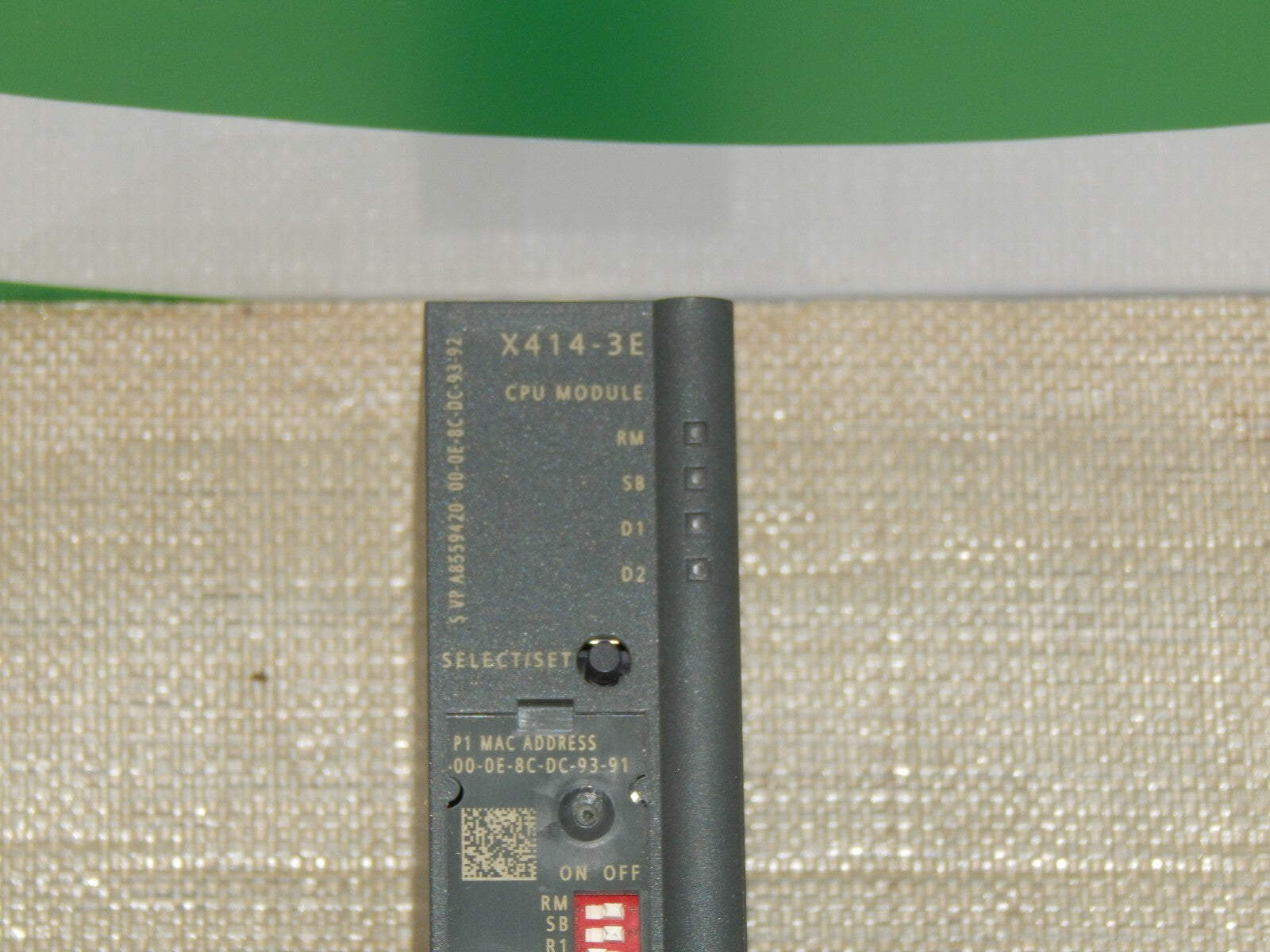  Siemens  X414-3ECPU Module 414-3FC00-2AA2  A8559420 00-0E-8C-DC-93:92