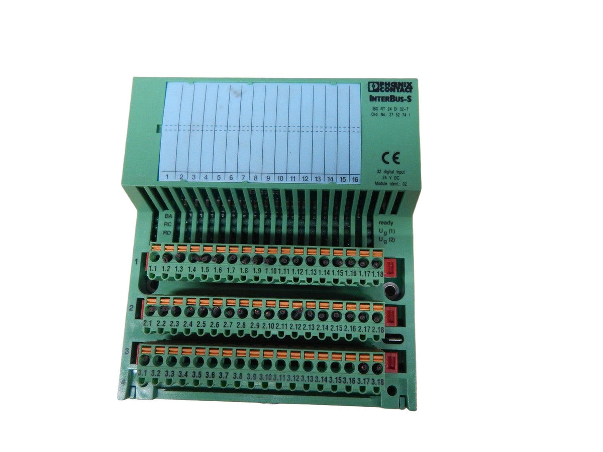 Phoenix Contact InterBus-S Digital Input  Mit 32 Kanaelen IBS RT 24 DI 32-T  
