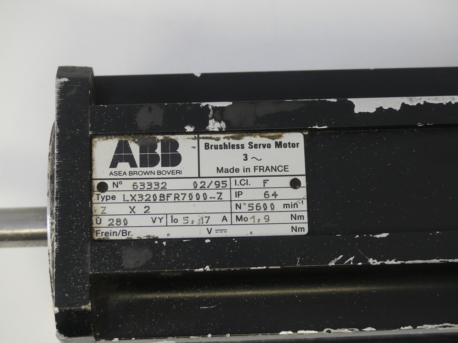 ABB LX320BFR7000-Z Servomotor