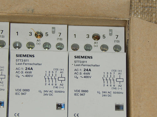 3X Siemens 5TT3811 Last-Fernschalter  neu