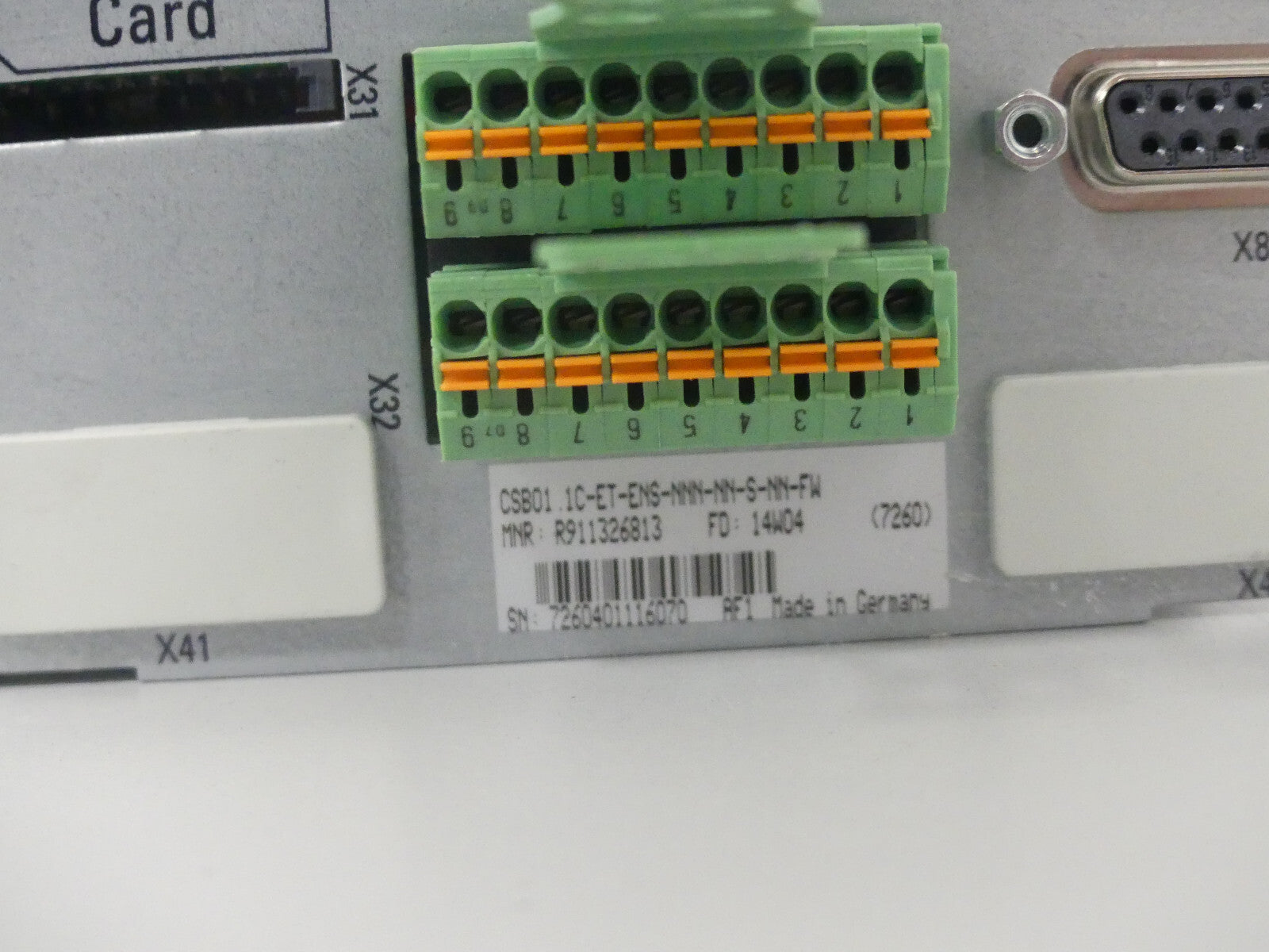 Rexroth CSB01.1C-ET-ENS-NNN-NN-S-NN-FW