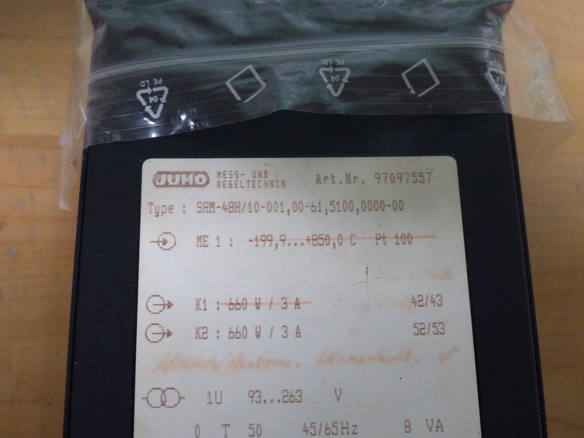 jumo srm-48h/10-001,00-61,5100,0000-00 used s.Bilder