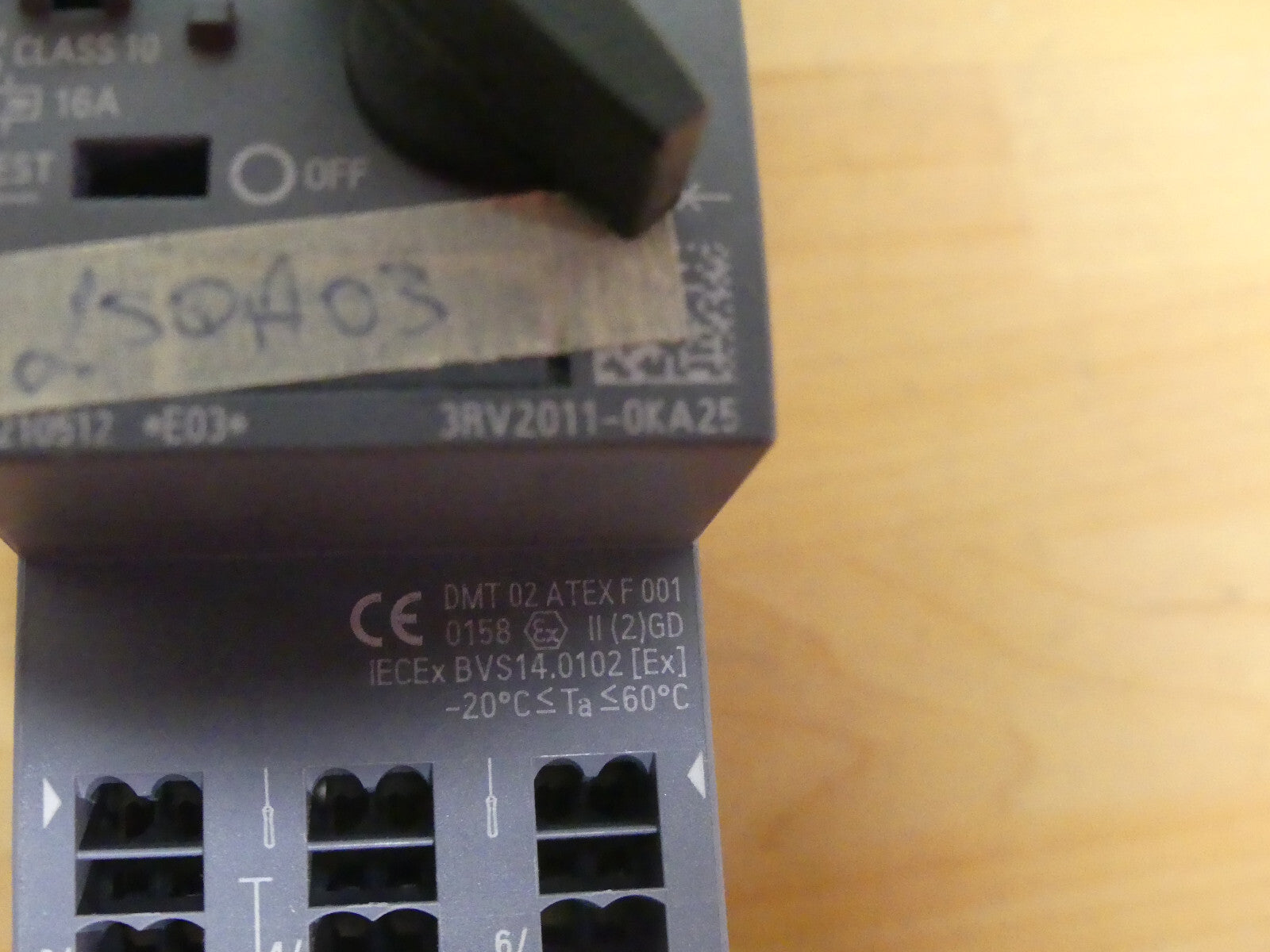 Siemens 3RV2011-0KA25