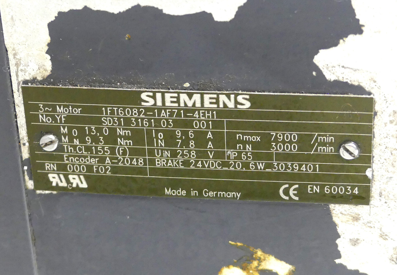 SIEMENS 1FT6082-1AF71-4EH1
