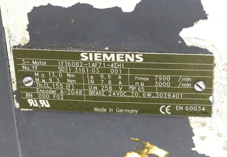 SIEMENS 1FT6082-1AF71-4EH1
