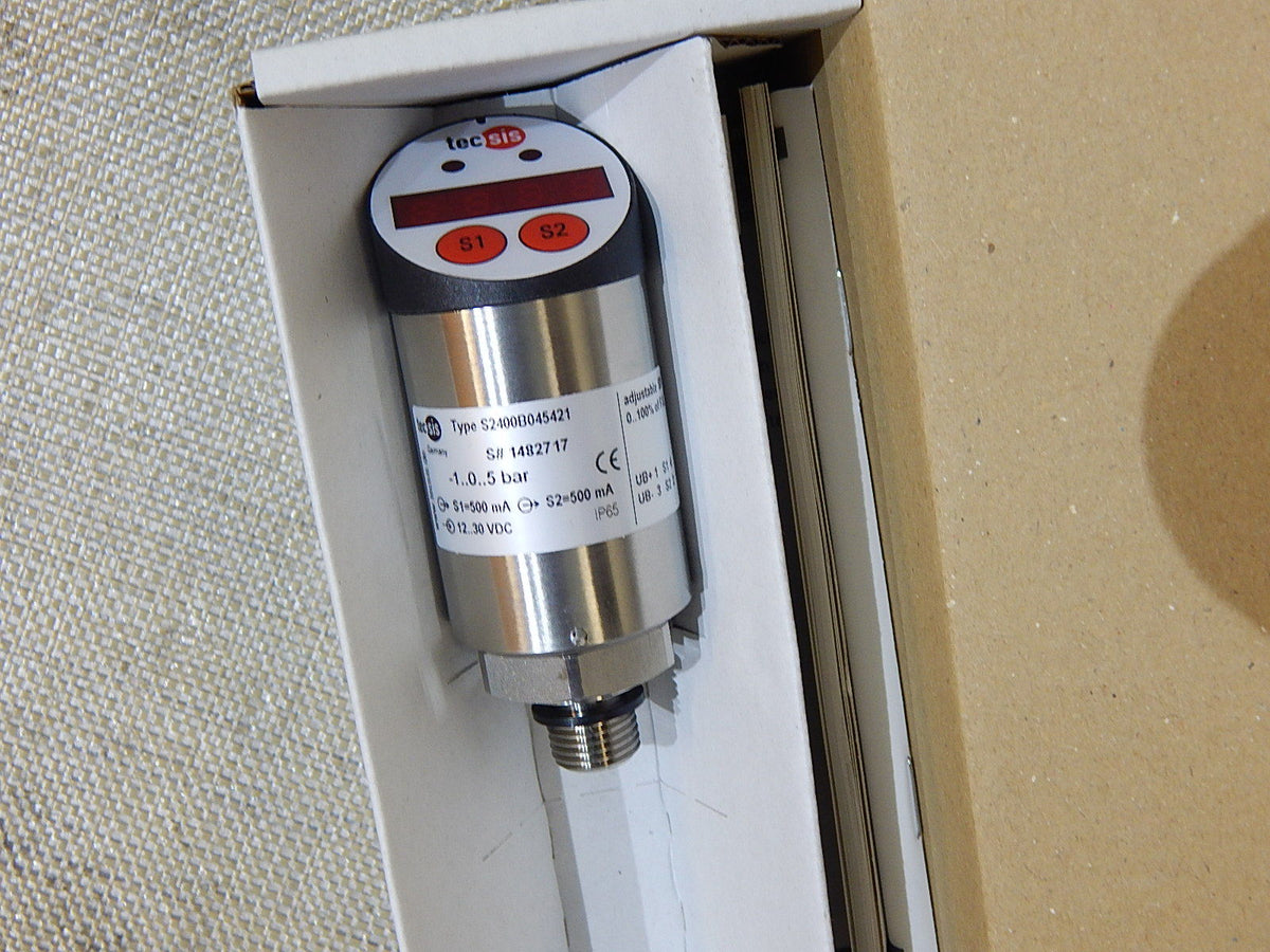 TecSIS Elektronischer Druckschalter  -1...0..5  barTyp S2400B045421 New