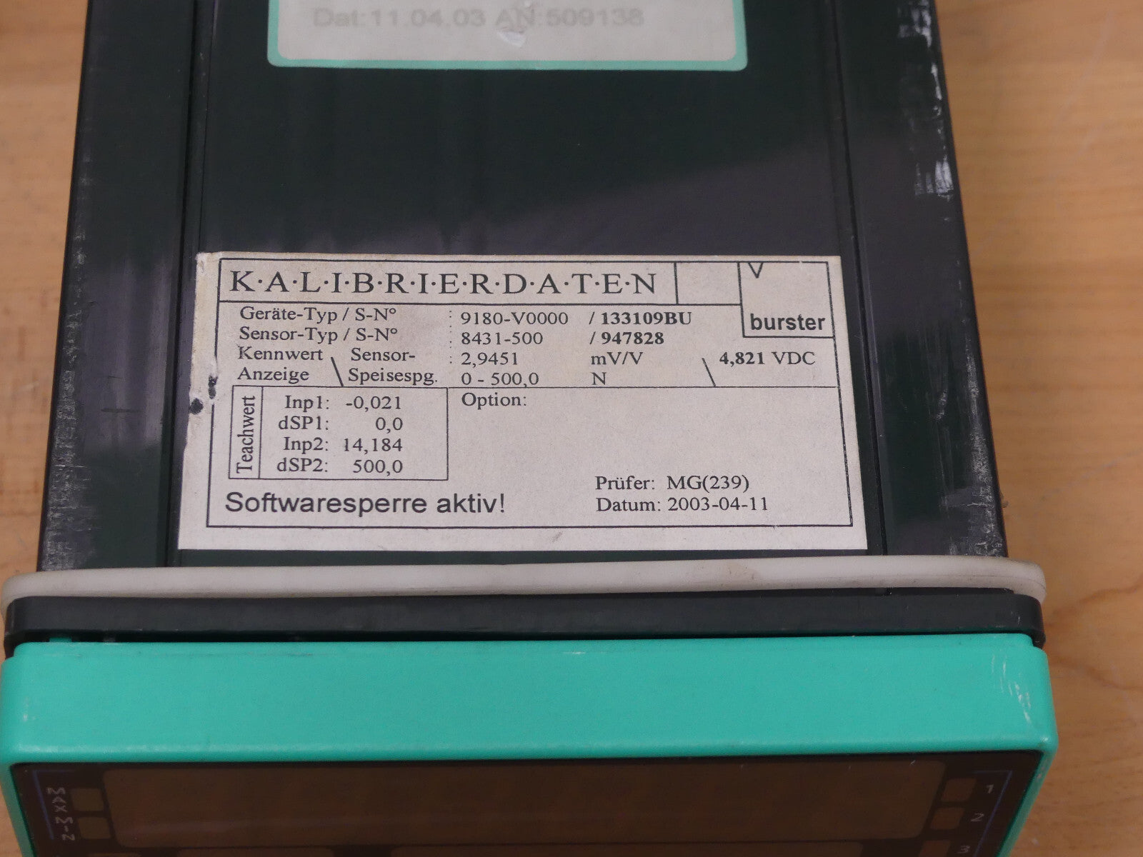 BURSTER 9180-V0000