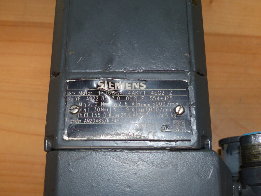 Siemens 1FT6034-4AK71-4EG2-Z used s.Bilder