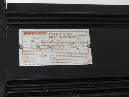 Indramat MAC090C-0-GD-2-F/110-A-0