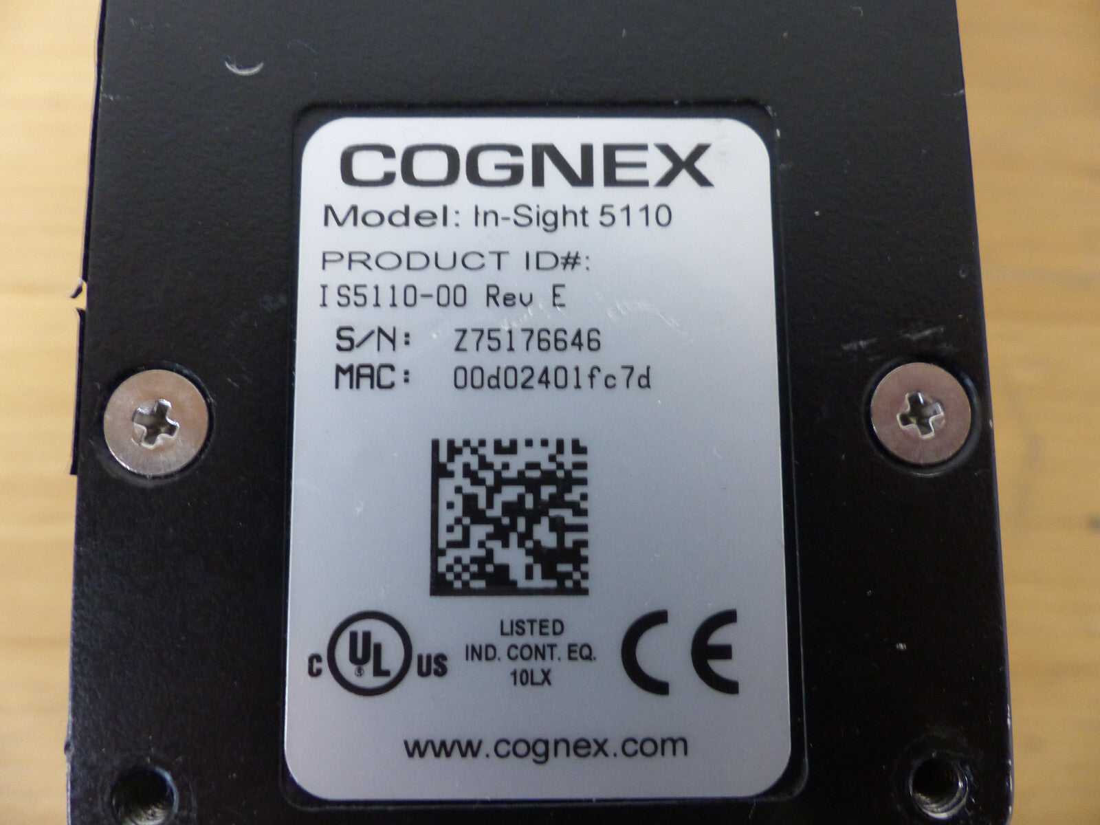 COGNEX  IN SIGHT 5110 IS5110-00