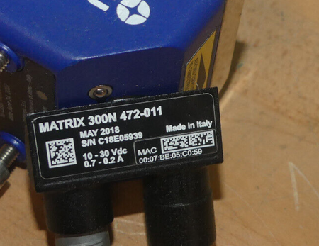 Datalog Scanner, Matrix 300N 482-011