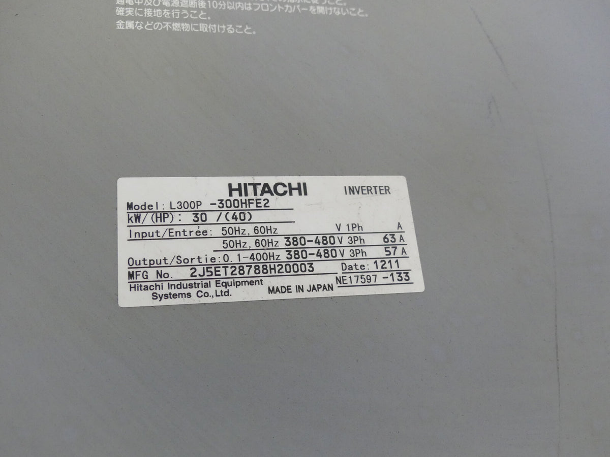 Frequenzumrichter Hitachi L300P - 300HFE2 s.Bilder