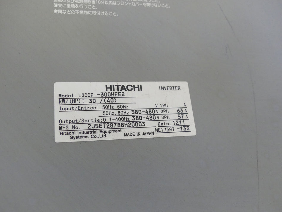 Frequenzumrichter Hitachi L300P - 300HFE2 s.Bilder