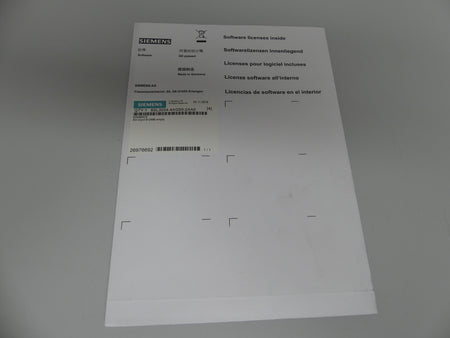 Siemens 6SL3054-4AG00-2AA0 Softwarelizenzen