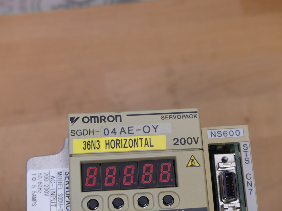 Omron SGDH-04AE-0Y MIT JUSP-NS600