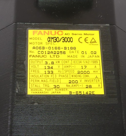 FANUC A06B-0166-B188 AM30/3000