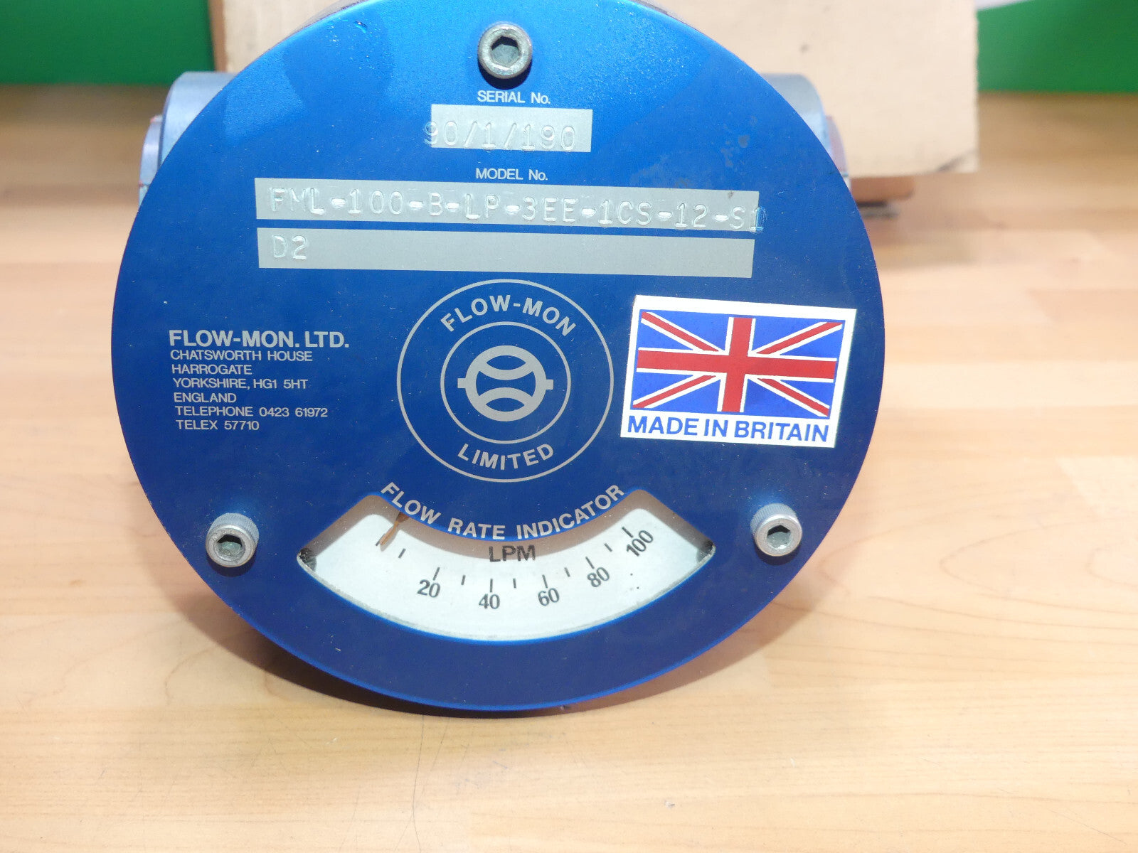 FLOW-MON.LTD FML-100-B-LP-3EE-1CS-12-S1 D2