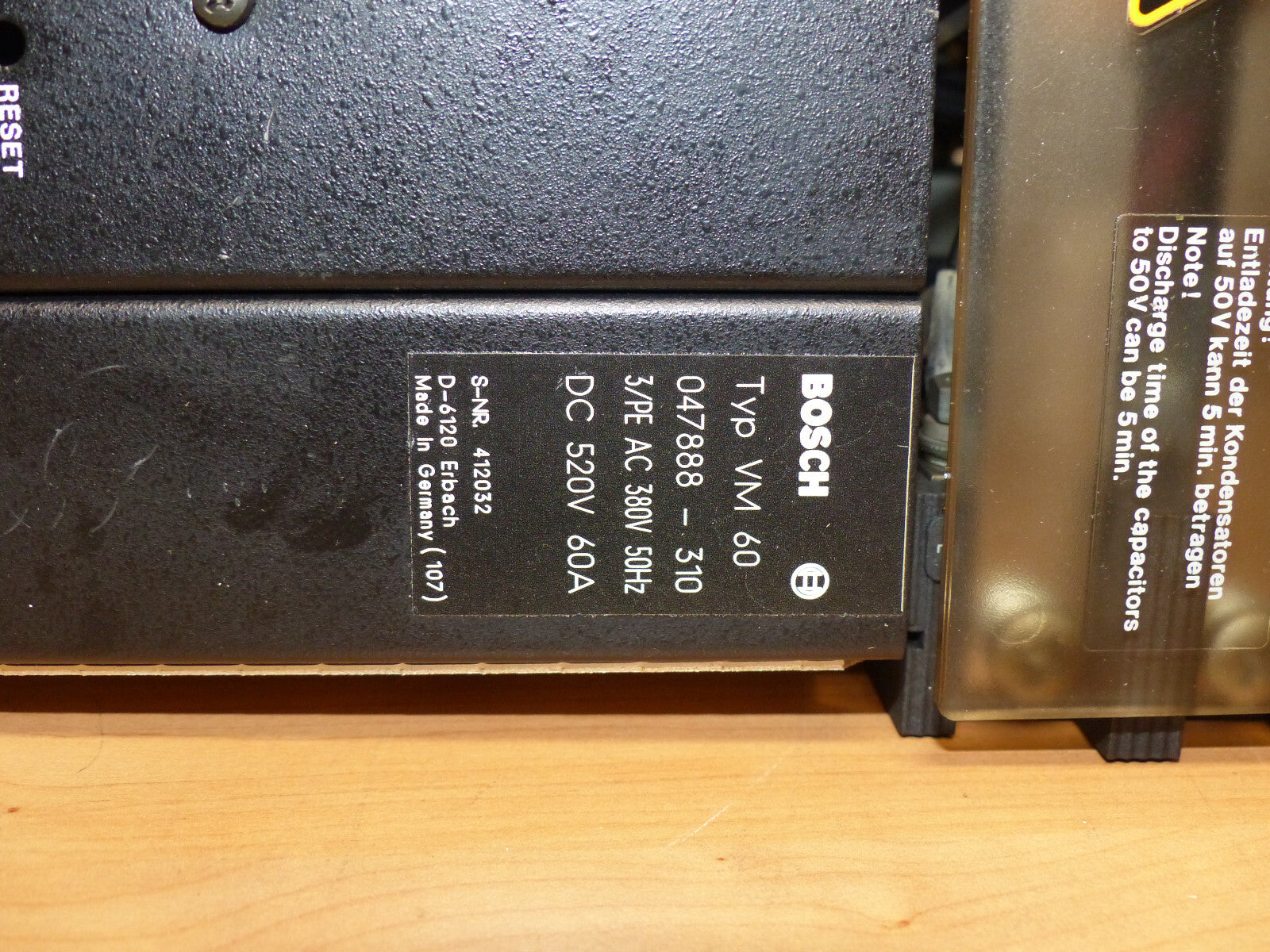 Bosch Versorgungs Modul VM 60  047888-310 used