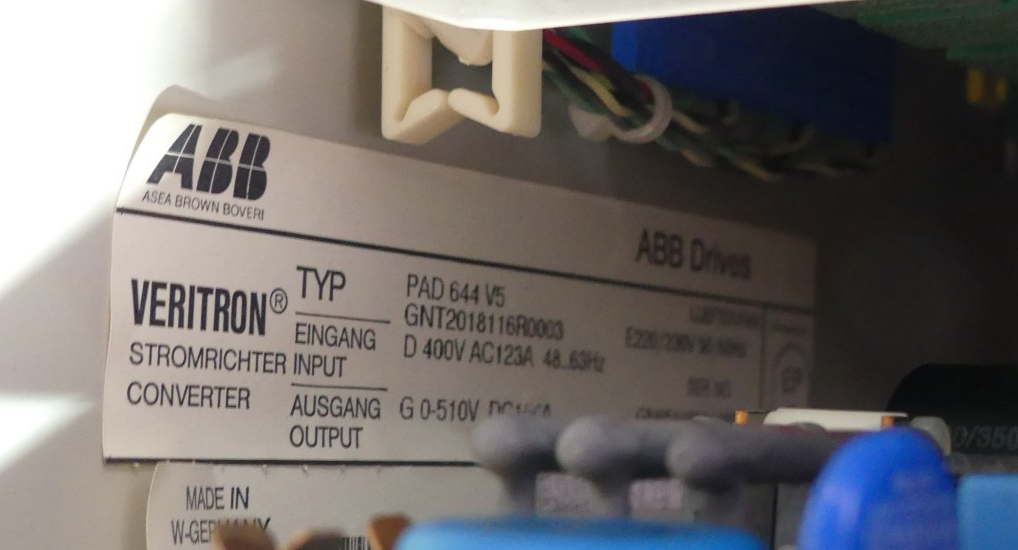 ABB DRIVES VERITRON PAD/PSD PSD644 V5 GNT2018116R0003