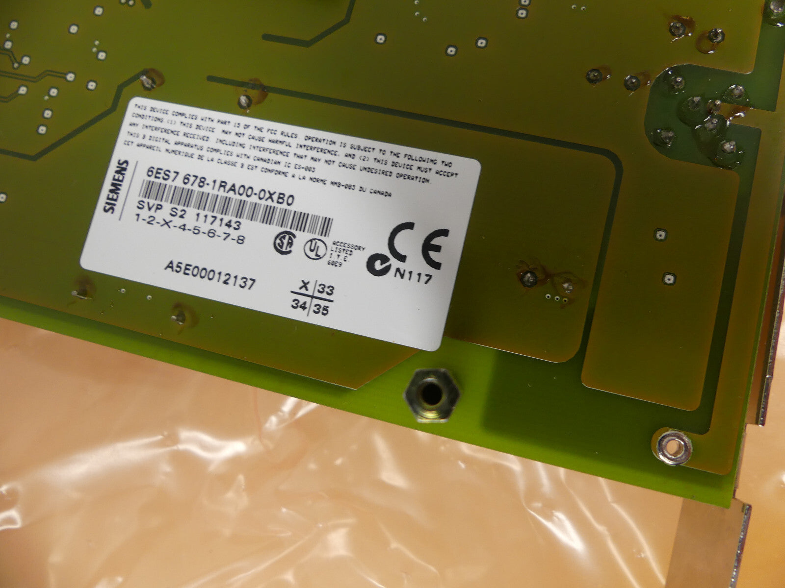 Siemens 6ES7 678-1RA00-0XB0 VERSION 03