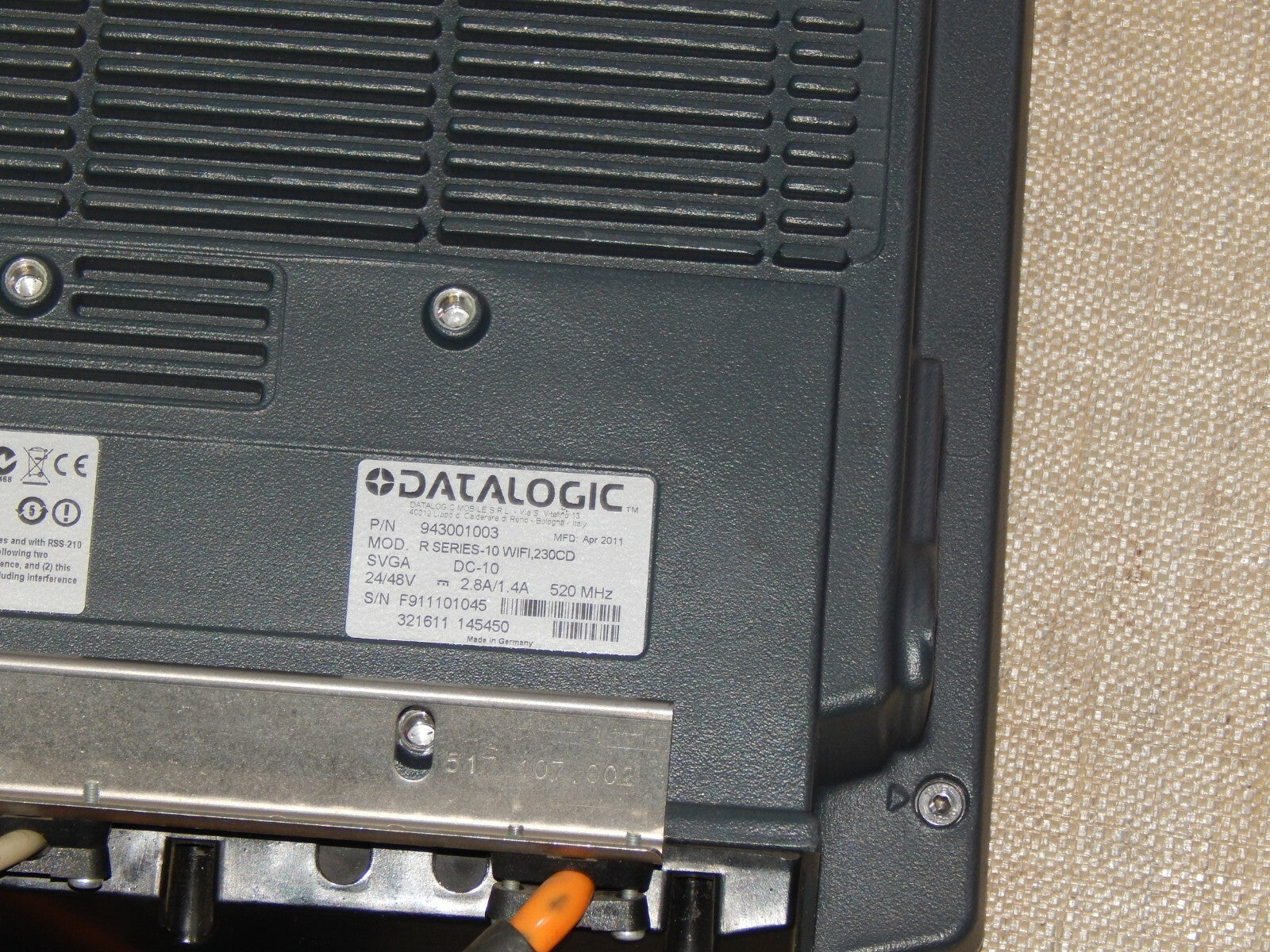  Datalogic R Serie 10 WiFi,230CD Bj:2011 s.Bilder
