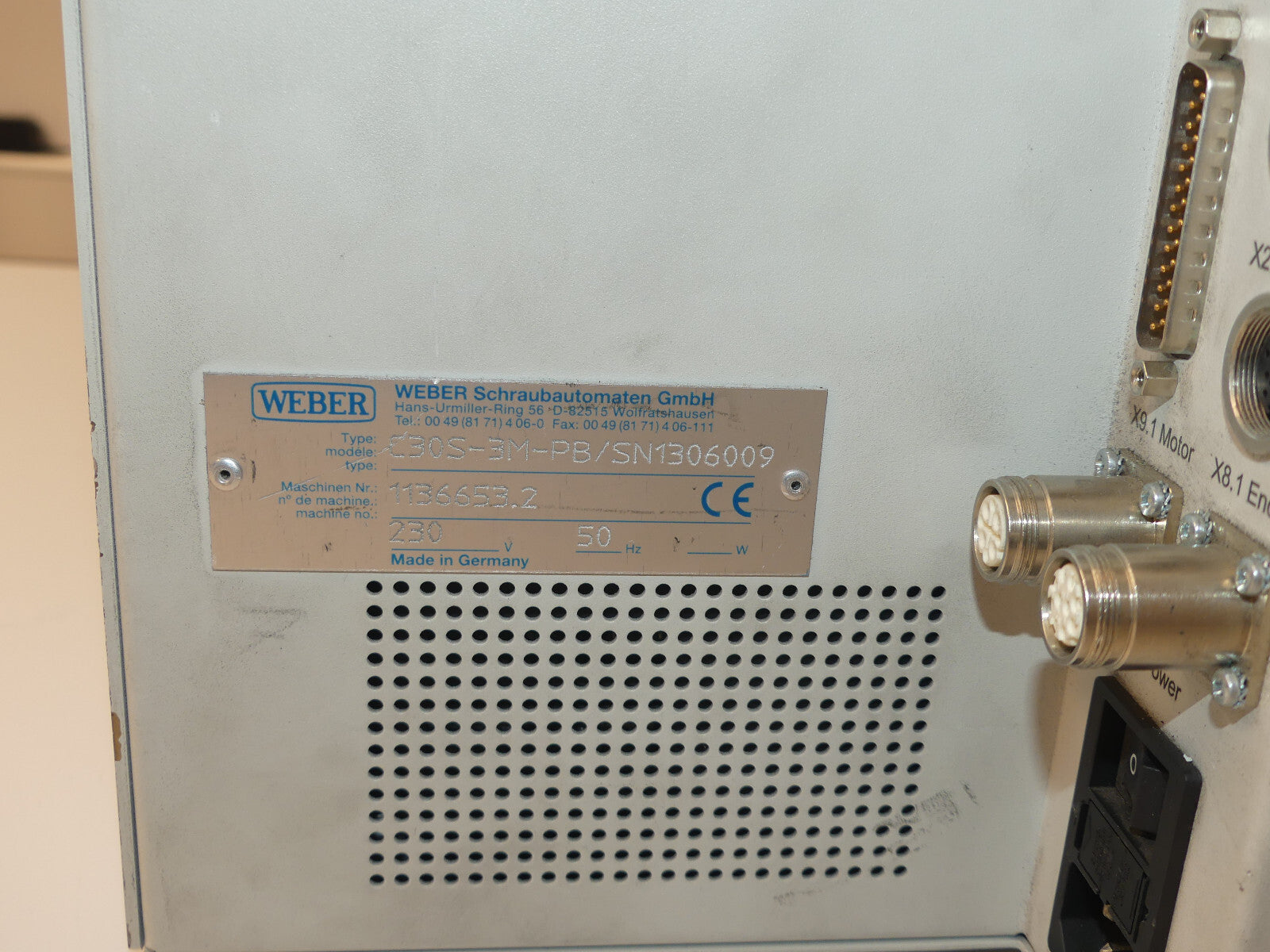 WEBER  C30S-3M-PB/SN1306009